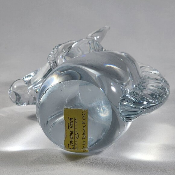 Unicorn Figurine Large Glass Paperweight Mythical Decor Whimsical Art Figure 6½" - Picture 9 of 10